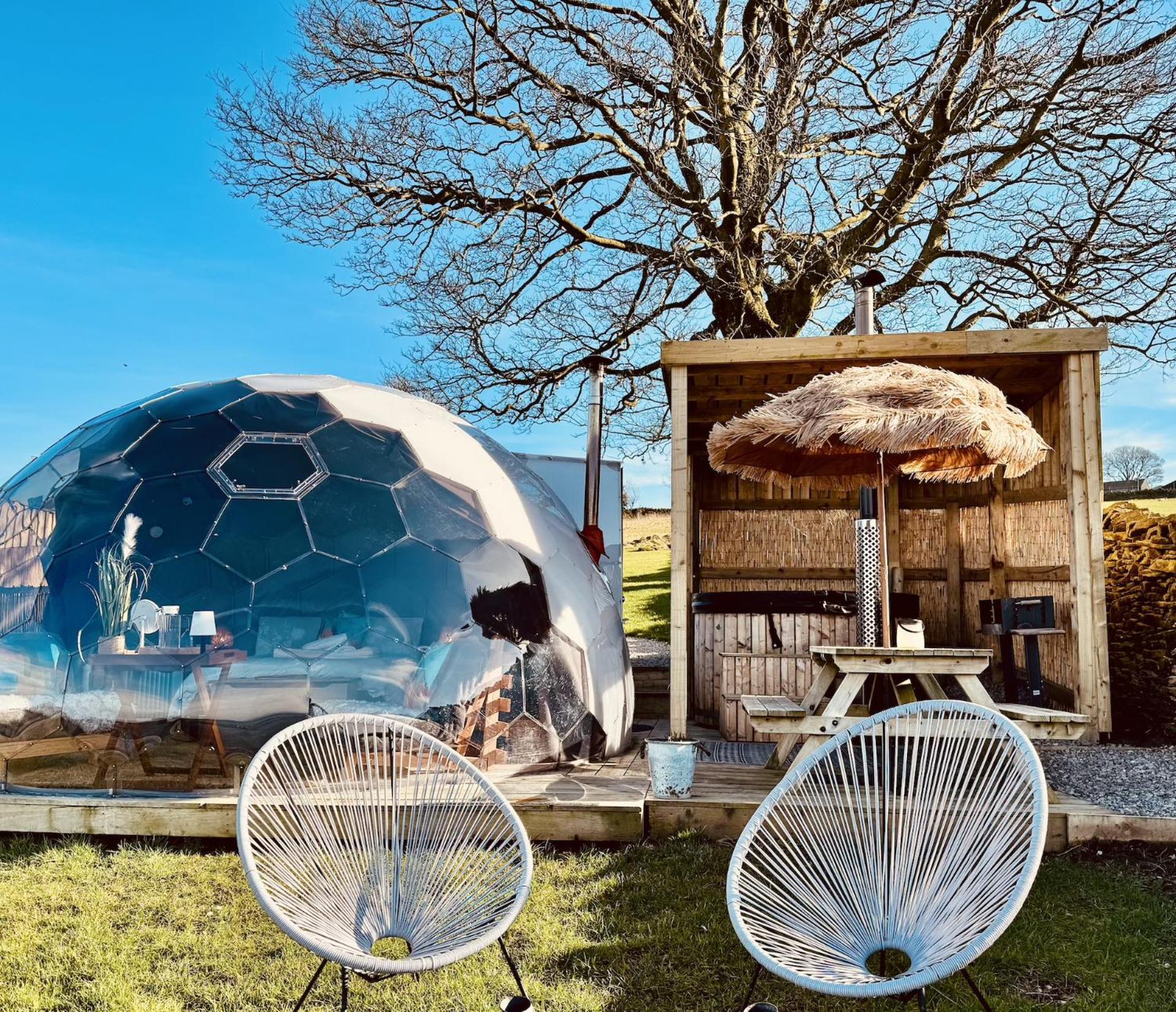 Deerstone Glamping-Pinhaw Beacon Dome Hot Tub Hotel Earby Exterior photo